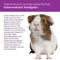 F.M. Brown's Tropical Carnival Gourmet Comida para cobayas con pellets de Alfalfa y Timothy - Dieta diaria con vitamina y nutrientes - BESTMASCOTA.COM