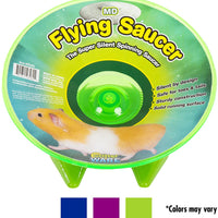 Ware Manufacturing Platillo volador rueda de ejercicio para mascotas pequeñas, 7 1/4 pulgadas – los colores pueden variar - BESTMASCOTA.COM