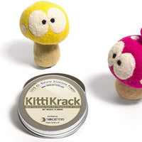 individual Critters kittishroom rellenables Catnip silvervine Juguete – 3 Pack – Orgánico Plata Vine Catnip incluidos - BESTMASCOTA.COM