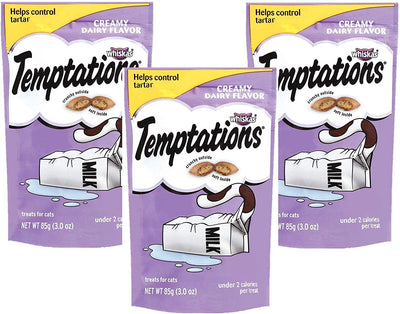 Whiskas tentaciones cremoso Lácteos Cat Treats 3oz (Pack de 3) - BESTMASCOTA.COM