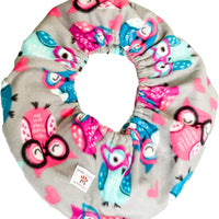 Critter Cuddler Small Animal Carrier and Bonding Pouch Anti-Anxiety Interactive Play Exercise Ring Therapeutic for Pet & Handler Small Dog Cat Hedgehog Puppy Travel Sling - Made in USA (OWL) - BESTMASCOTA.COM