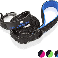 Correa para perro resistente Paw Lifestyles, 0.11 pulgadas de grosor, 6 ft de largo, mango acolchado para mayor comodidad, perfecta para perros medianos y grandes - BESTMASCOTA.COM