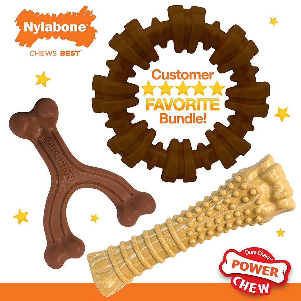 Nylabone Dura Masticar Poder Masticar Perro Juguete - BESTMASCOTA.COM