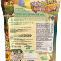 F.M. Brown 's tropical Carnaval Periquito Alimentos Gourmet, nutritionally Enhanced dieta diaria con frutas, vegetales, frutos secos, semillas y frijoles,, vitamin-nutrient Fortificados, 2lb - BESTMASCOTA.COM