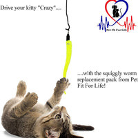 Pet Fit para la vida 5 pieza Pack de gusanos de repuesto para interactivo gato y kitten Toy wands - BESTMASCOTA.COM