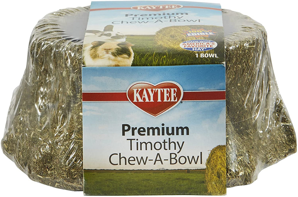 Kaytee Premium Timothy Treat Masticar un tazón para animales pequeños - BESTMASCOTA.COM