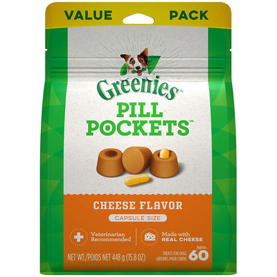 Greenies Bolsillos para pastillas, sabor de queso, cápsulas para perros - BESTMASCOTA.COM