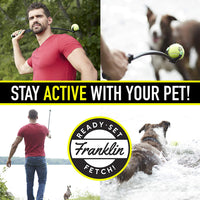 Franklin Pet Supply - Juguete para recoger perros, lanzador de pelotas de tenis, juego con tu perro, lanzador de pelotas de perro - BESTMASCOTA.COM