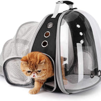 LOLLIMEOW Pet Carrier Backpack, Bubble Backpack Carrier, Cats and Puppies,Airline-Approved, Designed for Travel, Hiking, Walking & Outdoor Use