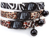 Meow Town cheetah-print Nylon Cat Collar, 8 – 12 inch - BESTMASCOTA.COM