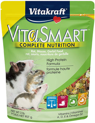 Vitakraft Vita Smart - Bolsa para rata/ratón, 2 libras - BESTMASCOTA.COM