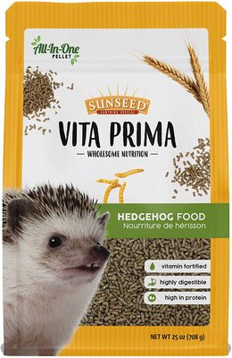 Sunseed Vita Prima Wholesome Nutrition Erizo Alimento todo en uno, Dieta de pellets todo en uno, 25 oz - BESTMASCOTA.COM