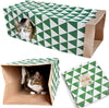 jzmyxa portátil gato bolsa de papel túnel Toy plegable Túnel para, conejos, gatos, hurones, mascota, papel, casa - BESTMASCOTA.COM