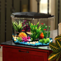 KollerCraft, juego para acuario de 6.5 galones con filtro interior e iluminación LED - BESTMASCOTA.COM