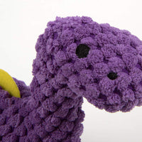 GoDog Dinos Bruto con tecnología de protección para masticar juguete para perro, Mini, morado - BESTMASCOTA.COM