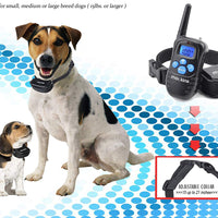 Mockins - Collar para perros con vibración de pitido y control remoto electrónico 100% resistente a la lluvia – Collar de distancia de 990 pies para perros ... - BESTMASCOTA.COM