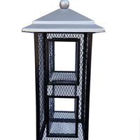 FixtureDisplays 1374-2NEW-FBA - Comedero de metal para pájaros salvajes (diseño de girasol) - BESTMASCOTA.COM