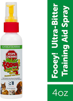 ¡Oso! Spray de ayuda para entrenamiento ultra amargo – masticar, morder, lamer disuasorio para perros, gatos, caballos, conejos, hurones, pájaros – seguro para la piel de la mascota – también puede proteger el jardín de ciervos y plagas - BESTMASCOTA.COM