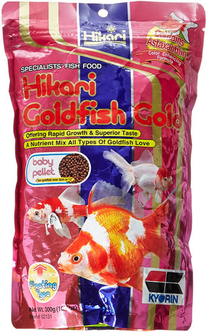 Hikari Gold Gold Fish Food 10.5 oz - Pellet para bebé - BESTMASCOTA.COM