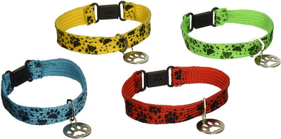 Collares de la amistad para mascotas con colgante con huella de cachorro, 7 colores disponibles - BESTMASCOTA.COM