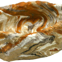 Roca Jardín 8.75 x 6.5 x 2.25" Earthtone – Cuenco, tamaño grande - BESTMASCOTA.COM