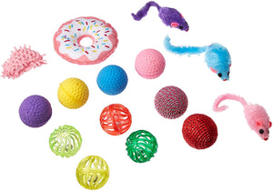 Juego de juguetes para gatos de Pet Craft Supply – Accesorios para gatos multicolor - BESTMASCOTA.COM