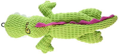 trustypup Gator juguete para perro con silencioso Chirriador, verde - BESTMASCOTA.COM