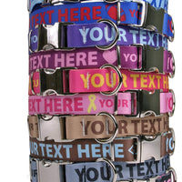 Collar de perro personalizado premium con cierre de metal – disponible en 20 colores + varios tamaños - BESTMASCOTA.COM