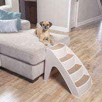 PetSafe Solvit PupSTEP Lite escaleras para mascotas, escalones para perros y gatos, mejor para mascotas pequeñas y medianas, diseño no plegable - BESTMASCOTA.COM