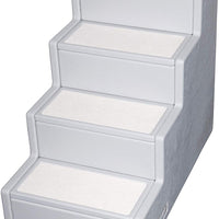 Pet Gear Easy Step IV escaleras para mascotas, 4 peldaños para gatos/perros, portátil/ligero, resistente - BESTMASCOTA.COM