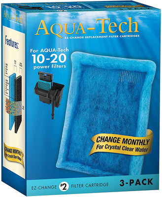 Cartucho de filtro de acuario AQUA-Tech cambio EZ, Paquete de 3 - BESTMASCOTA.COM