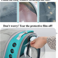 LOLLIMEOW Pet Carrier Backpack, Bubble Backpack Carrier, Cats and Puppies,Airline-Approved, Designed for Travel, Hiking, Walking & Outdoor Use