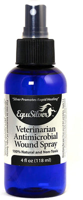 Equisilver Vet - Spray de herida formulado para perros y gatos | Alivio para puntos calientes, infecciones de la piel, piel seca irritada | Curación rápida todo natural y no tóxico | Fabricado en Estados Unidos - BESTMASCOTA.COM
