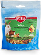 Kaytee Fiesta Yogurt Dipped Treats Tropical Fruit And Yogurt Mix para animales pequeños, bolsa de 3.5 oz - BESTMASCOTA.COM