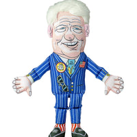 FUZZU Political Parody Dog Toys with Squeakers (Medium to Large Dogs), Various Styles (Bernie, Bill, Donald, Hillary, Vladimir) - Fun & Entertaining, Durable, Hand Illustrated Design & Premium Quality - BESTMASCOTA.COM