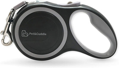 PET&CUDDLE Correa retráctil para perro, 16 pies, para perros pequeños a grandes de hasta 110 libras, botón de fácil cierre/liberación y mango ergonómico, correa de nailon resistente sin enredos - BESTMASCOTA.COM