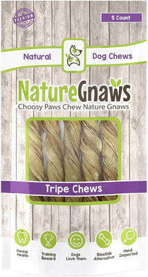 Naturaleza Gnaws Tripe Twists – 100% natural de hierba alimentado premium carne de vacuno perro masticar golosinas - BESTMASCOTA.COM