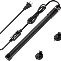 VIVOSUN - Calentador de acuario sumergible de titanio, 300 W, con indicador de temperatura LED inteligente y controlador de temperatura externo - BESTMASCOTA.COM