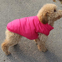 JoyDaog - Chaqueta de forro polar para perro, 2 capas, para cachorro, para invierno y clima frío, suave y resistente al viento, para perros pequeños - BESTMASCOTA.COM