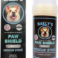 Baely's Paw Shield Rescue Stick – Confía en el original fabricado en América Paw Shield | Cera de protección de la pata de perro fácil de aplicar | Protección natural de la huella para lluvia fría y caliente y champiñones en nieve | 2 oz fácil de aplicar - BESTMASCOTA.COM