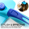 CleanHouse - Cepillo para el pelo para gatos, no más desprendimientos, fácil de limpiar, todos los tamaños de mascotas, de pequeño a grande. Este cepillo para cortar mascotas de aseo profesional elimina todo el cabello, enredos, limpia y desheds - BESTMASCOTA.COM