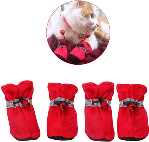 YAODHAOD Protector de pata para perros, zapatos antideslizantes para perros, estos cómodos zapatos para perros suaves son con correas reflectantes, para perros pequeños... - BESTMASCOTA.COM