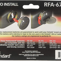 Baterías de repuesto para PetSafe RFA-67 (10 unidades) de PetStandard - BESTMASCOTA.COM
