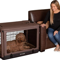 Pet Gear “The Other Door” 4 Door Steel Crate with Plush Bed + Travel Bag for Cats/Dogs - BESTMASCOTA.COM