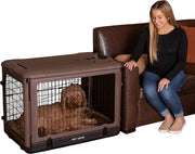 Pet Gear “The Other Door” 4 Door Steel Crate with Plush Bed + Travel Bag for Cats/Dogs - BESTMASCOTA.COM