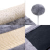 Pawz - Poste y almohadilla para rascar gatos de carretera, con revestimiento de sisal, postes y almohadillas con pelota de juego, ideal para gatitos y gatos - BESTMASCOTA.COM