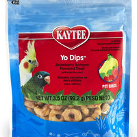 Kaytee Fiesta Fresa/Plátano Sabor Yogur Dipped Treat para todos Pet Aves, 3.5-oz Bolsa - BESTMASCOTA.COM