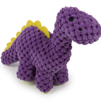 GoDog Dinos Bruto con tecnología de protección para masticar juguete para perro, Mini, morado - BESTMASCOTA.COM