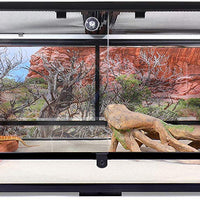Halógenas Gu10 de reptil Cúpula Fixture con 54" AC Cord y Interruptor - BESTMASCOTA.COM