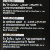 EXO TERRA Calcio + D3 polvo Reptiles Suplemento, 1.4-ounce - BESTMASCOTA.COM